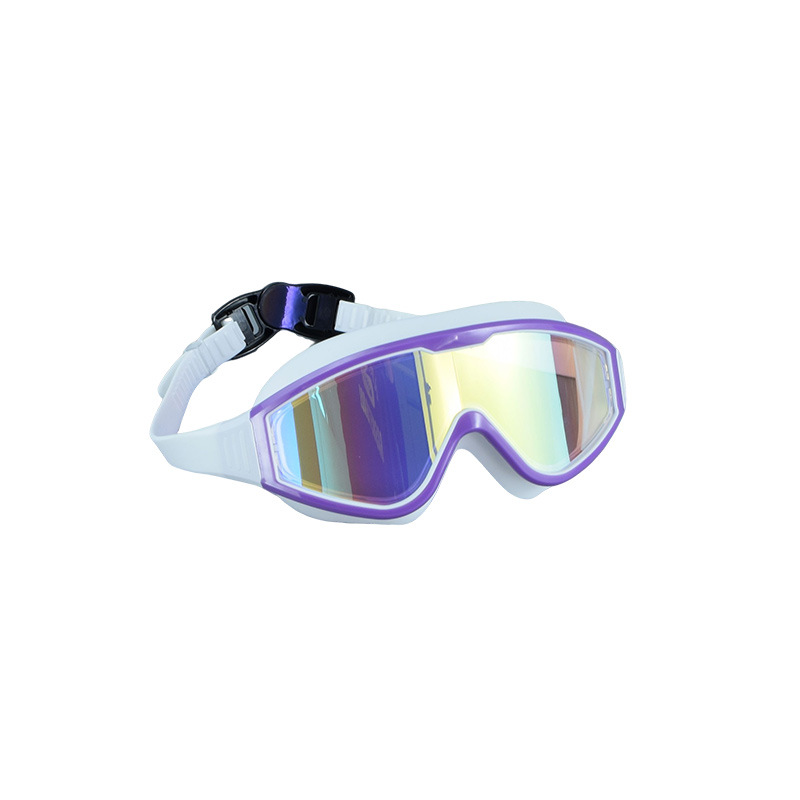 Kit de Gafas de Natación Graduadas y Gorro para Mujer de PC, Anti-empañamiento