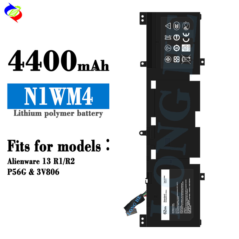 Suitable for Dell N1Wm4 Notebook Battery Alienware 13 R1/R2 P56G 3V806 Factory Wholesale
