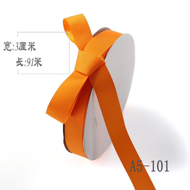 3cm de alta densidad costilla cinta arco cinta ramo caja de regalo embalaje color Ropa Accesorios cinta Decoración