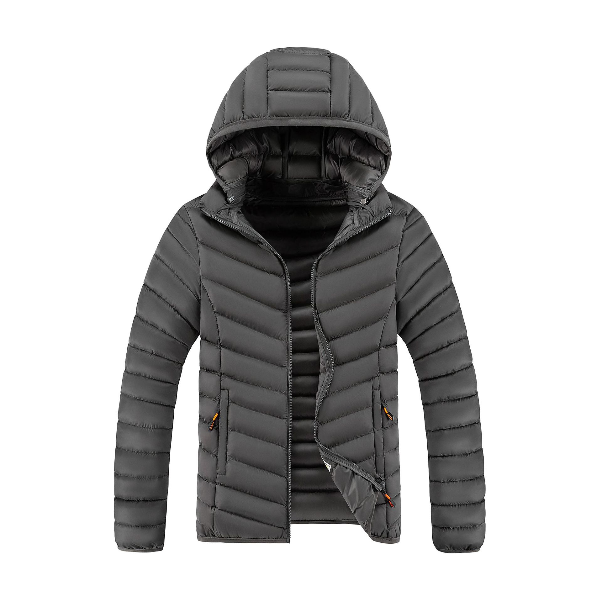 Comercio exterior nuevo ligero de algodón sombrero desmontable hombres y mujeres mismo abrigo de algodón acolchado brillante abrigo de algodón acolchado al por mayor