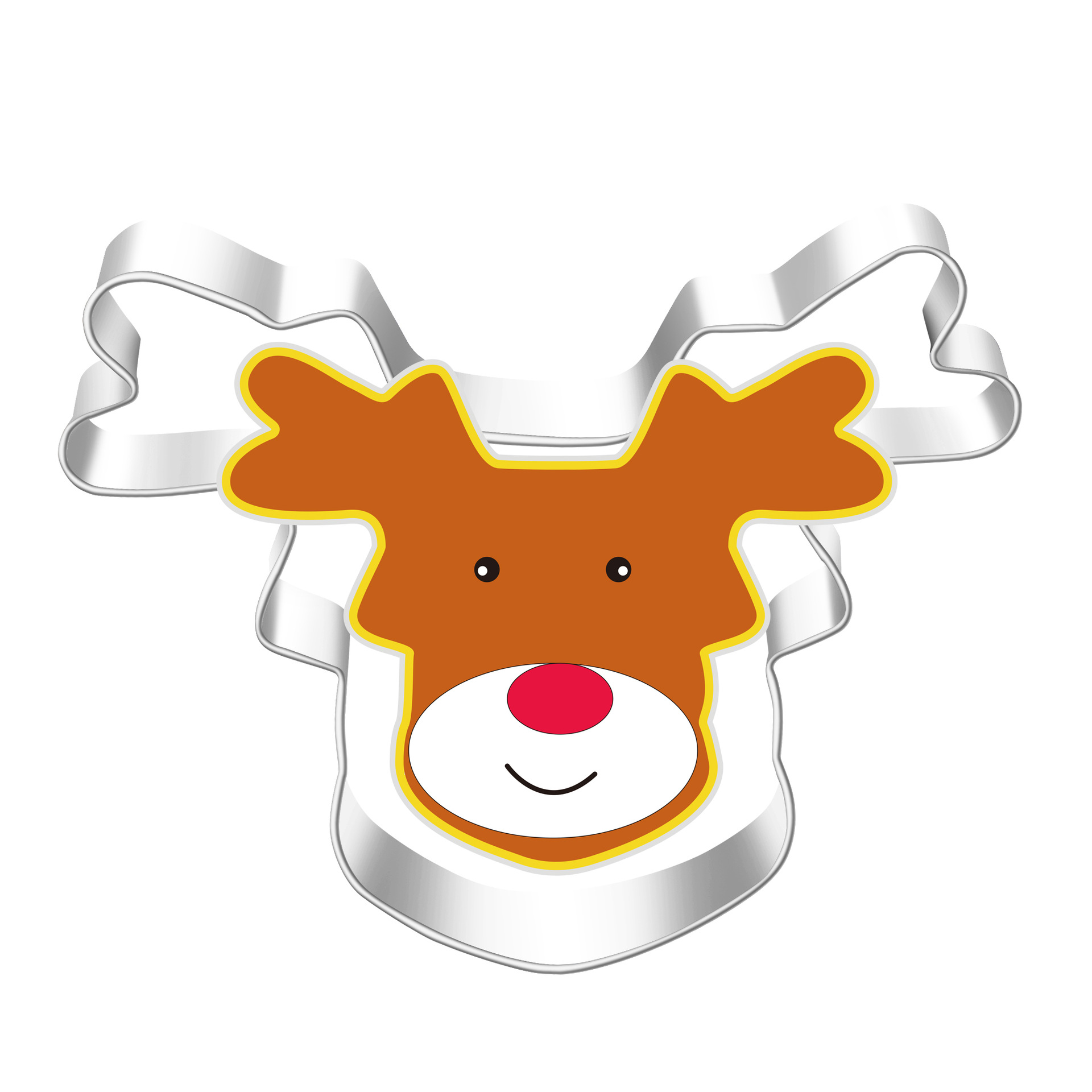 Acero inoxidable molde de galletas de Navidad árbol de Navidad Santa Claus copo de nieve alce Amazon Fuente de la fábrica de comercio exterior