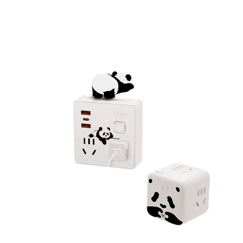 [M.LanPanda Menglan] Delixi Rubik's Cube Vertical Socket Converter Terminal Board USB Fast Charging