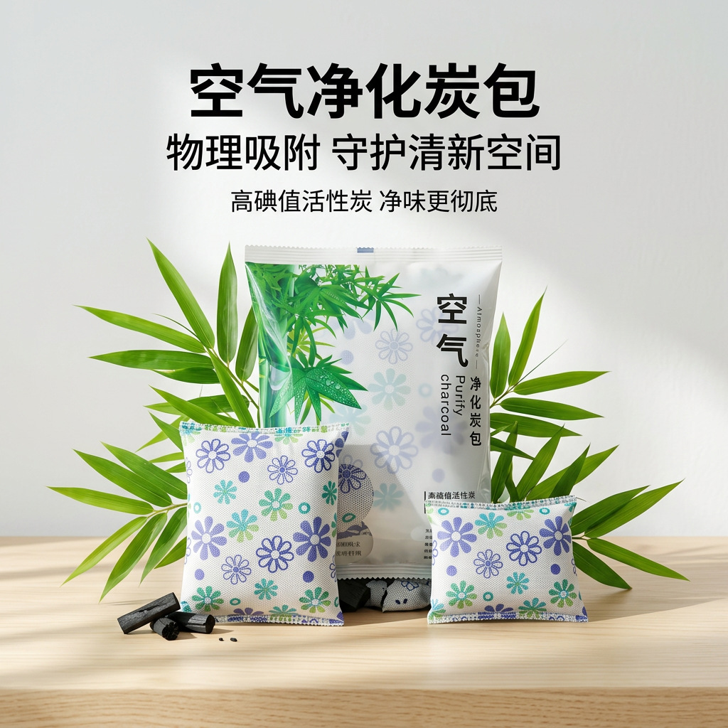 活性炭包新房装修新车用除甲醛家用竹炭包吸甲醛木炭椰壳碳包净化