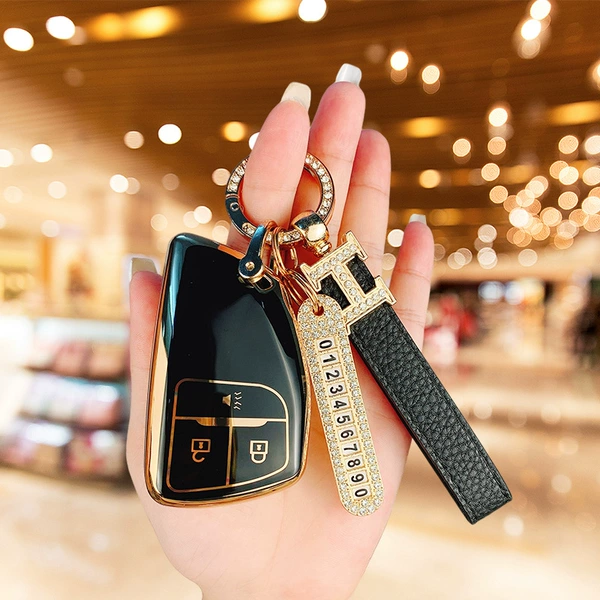 New Buick 3-button [obsidian black] single shell + H diamond black rope + number card