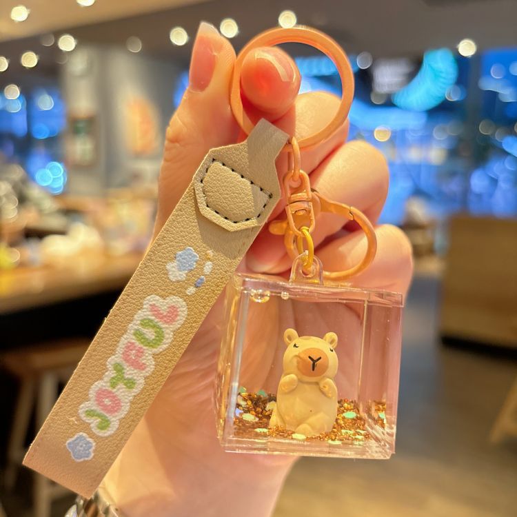 61g Weight Bag Pendant, Keychain Classification 1 Piece Quantity Holiday, Daily Occasion Acrylic Material Cartoon Character Pattern Unisex Gender Cute Style 1 Piece Cute Cartoon Character Acrylic Unisex Bag Pendant Keychain 17