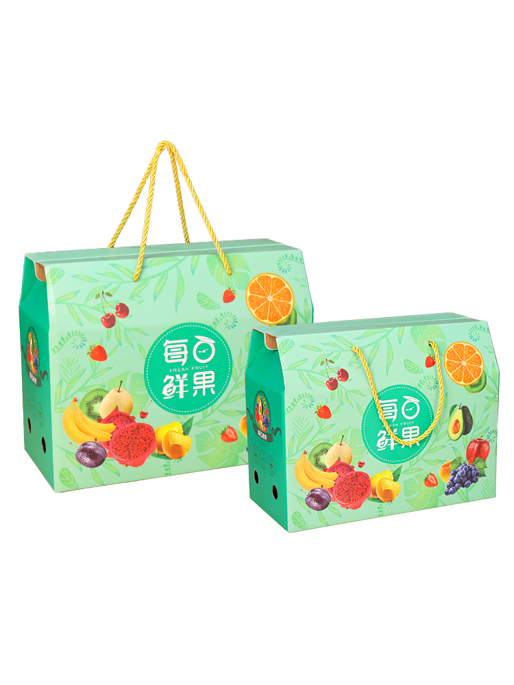 Caja de fruta Caja de regalo Caja vacía Uvas de manzana 6 - 10 kg Caja de fruta de regalo de vacaciones en stock