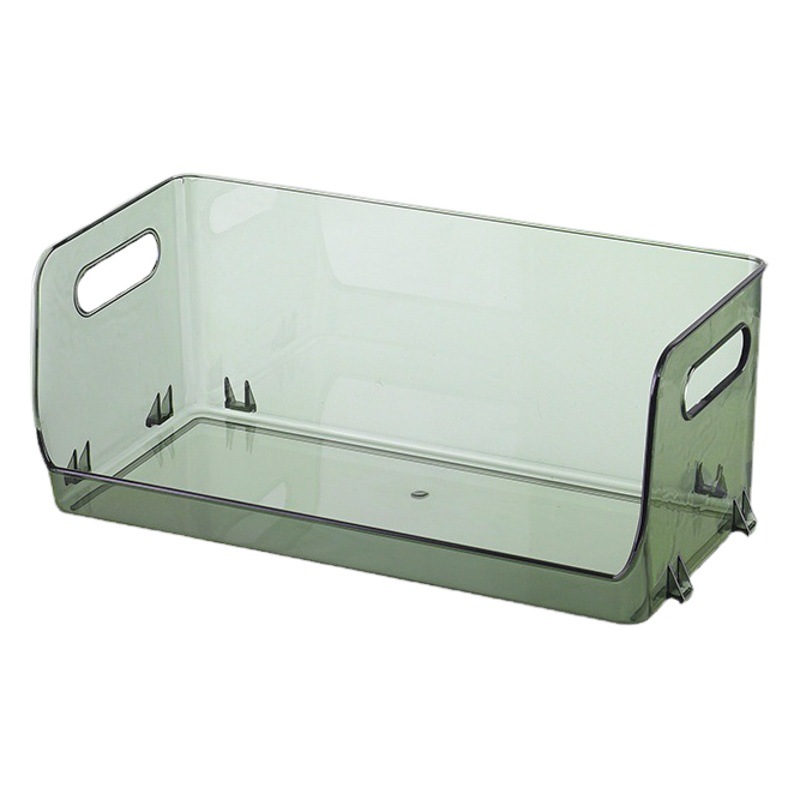 Nueva caja de almacenamiento transparente de lujo ligero de almacenamiento en rack apilable máscara cosmética Almacenamiento en rack misceláneas del hogar organización