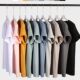 Solid color cotton short sleeve T-shirt men's 26 T-shirt 180g crew neck half sleeve shirt blank base shirt T-shirt