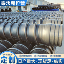 ��������ˮ��HDPE�p�ڲ��y�ܺ�ɫ�����������۹ܴ�ڏ�B�͹�