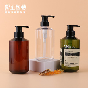 Spot Hand Sanitizer Bottle 300ml Press Bottle 500ml Shampoo Bottle Classy Hotel Care Shower Gel Bottle