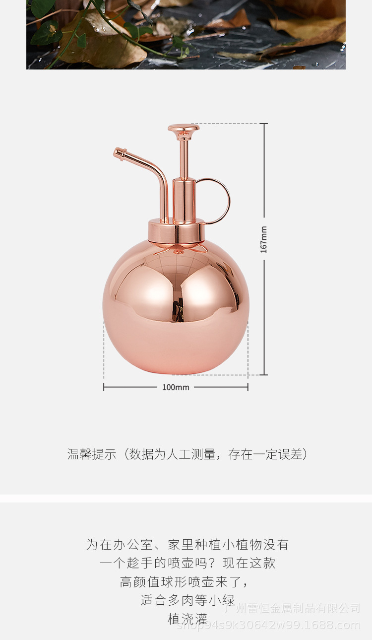 球形喷雾手压喷雾壶