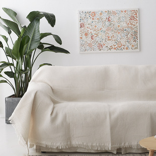 Solid color sofa towel single and double sofa cover cloth sofa cover towel knitted sofa dust cover blanket factory spot wholesale