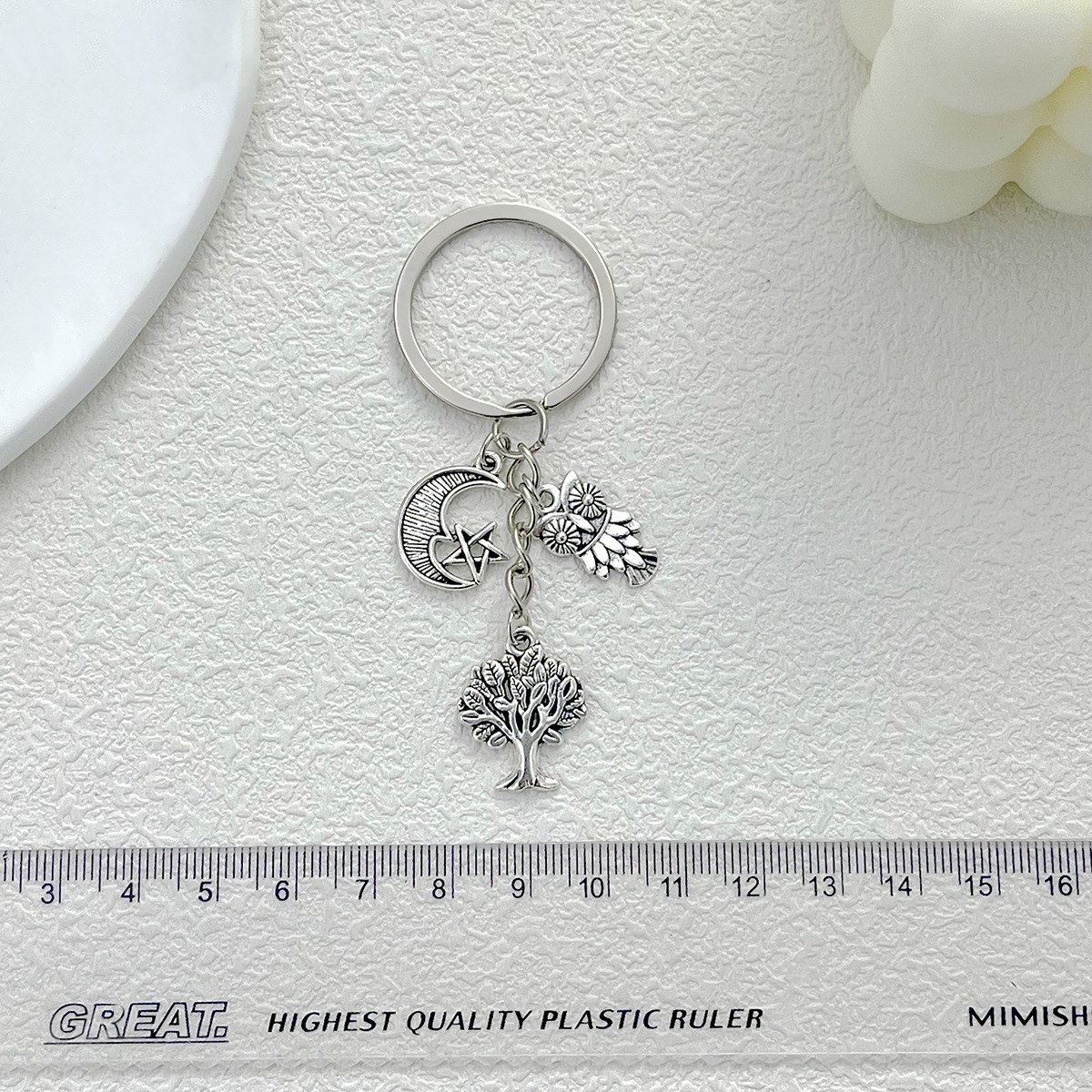 Simple Style Style 1 Piece Simple Style Life Tree Alloy Keychain