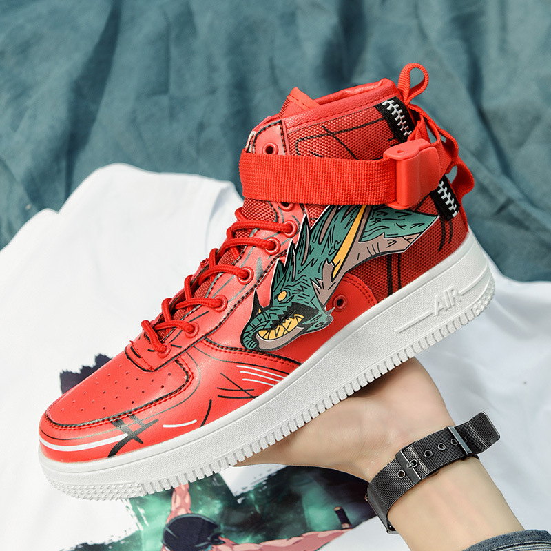 Naruto co-branded anime high-top shoes s...