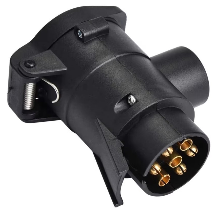 用于连接汽车或牵引挂钩适配器的高质量7针拖车插头至13针插座