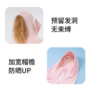 Children's Sun Protection Clothing Ice Silk 2025 Summer Boys and Girls Handsome Thin Breathable Hooded Clothing Anti-Uv for Middle and Large Kidsren