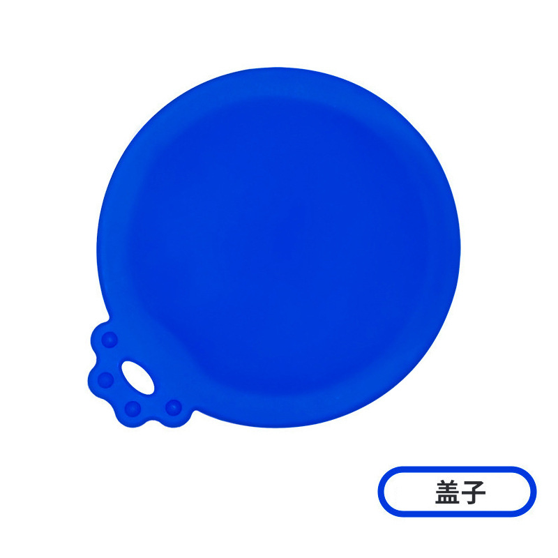 Gato puede cubrir cubierta de silicona fresca mascota perro puede cubierta de sellado universal cubierta de sellado puede cuchara