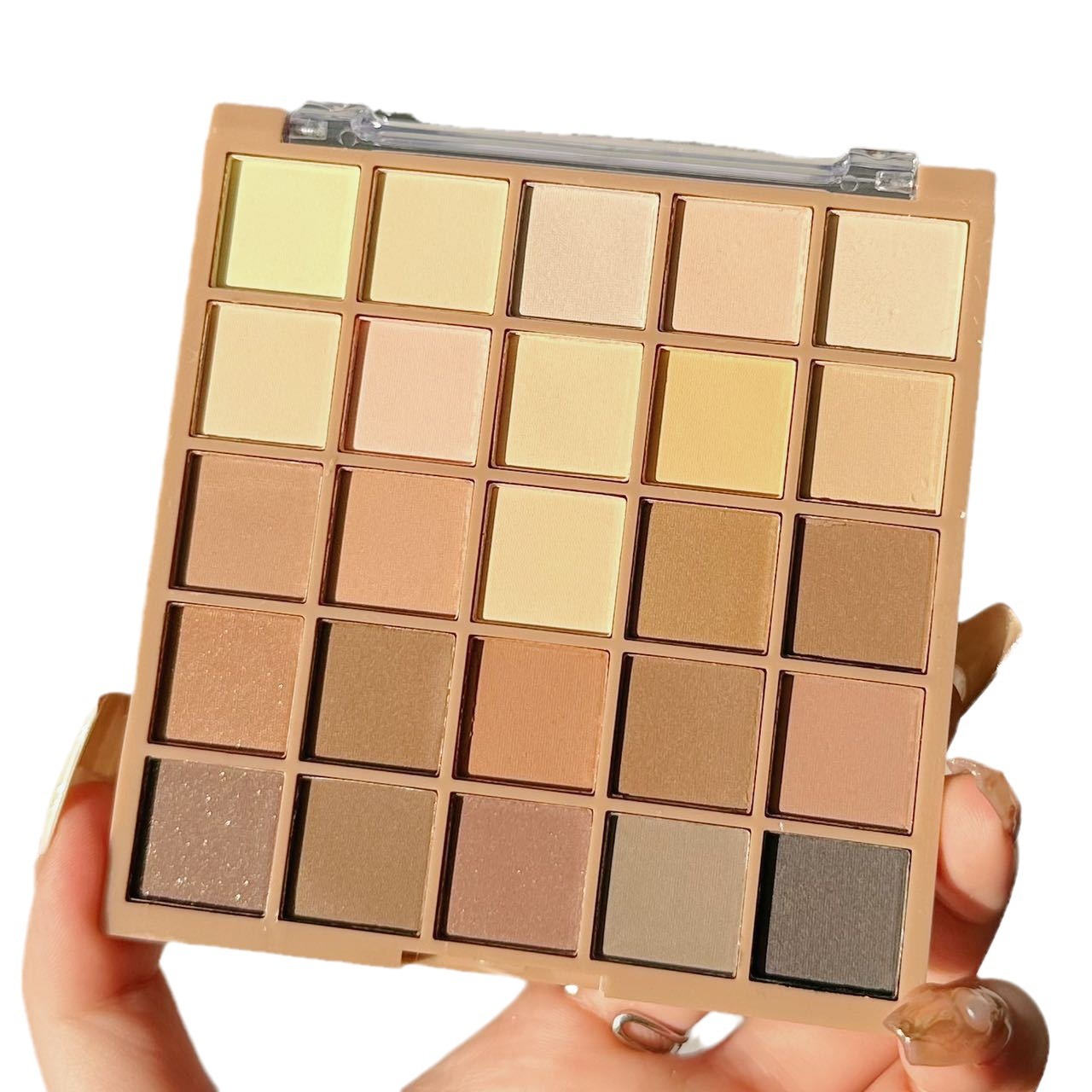 25 color de la suerte sombra de ojos placa tierra Color Otoño e Invierno puro deseo viento baja saturación naranja placa marrón fiesta de estudiante barato novato sombra de ojos