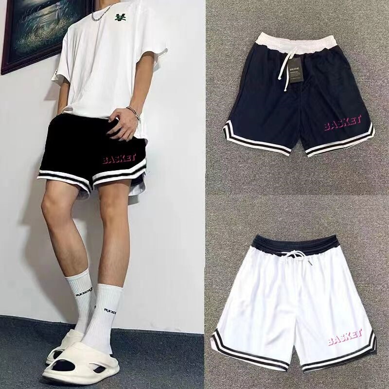 Basketball Training Quick-Dry American-Style Shorts Casual Sports Pants Summer Running Fitness Loose Breathable Five-Point Shorts