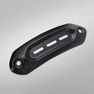 Ducati Hypermotard 950 carbon fiber modification accessories exhaust pipe heat insulation cover (Motorcycle exhaust pipe) - hacker-950-carbon-fiber-cover