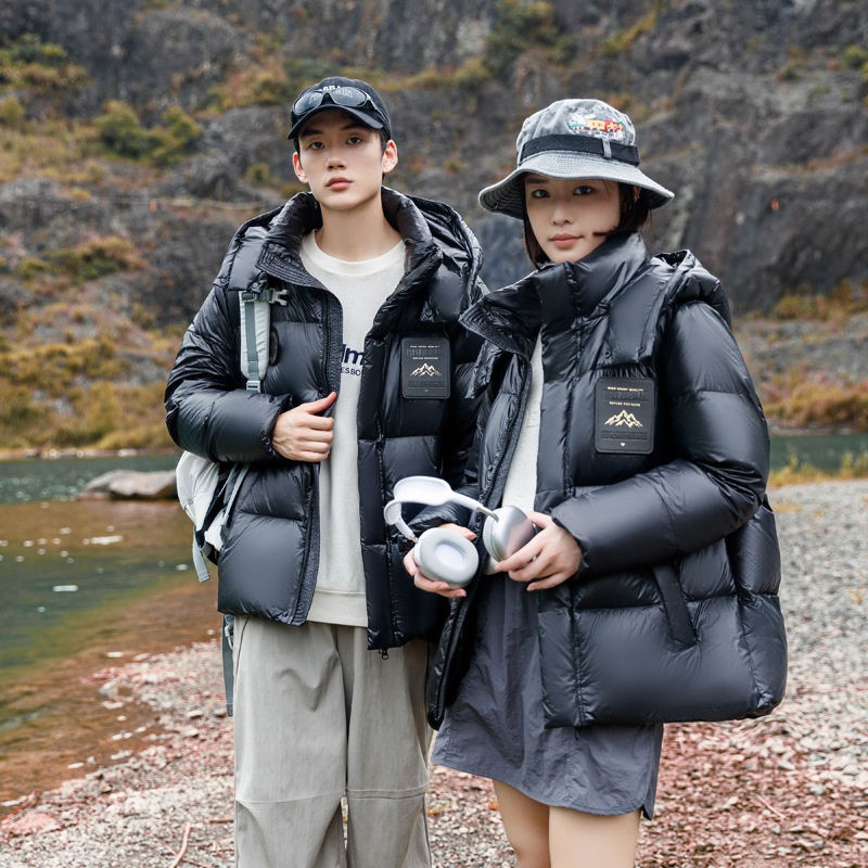 短款羽绒服女款冬季90鸭绒2025新款高级感羽绒外套平湖批发|undefined