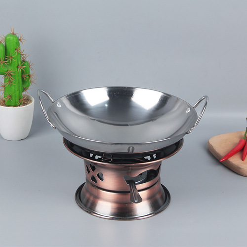 Wholesale alcohol stove alcohol pot small hot pot commercial pot stove solid alcohol rack household dry pot portable stove