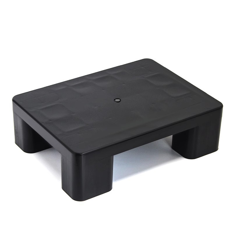 货物超市塑料托盘托盘黑色堆头平板卡板塑料商场仓库防潮垫板地堆