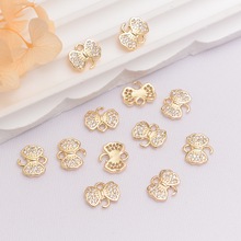 ��ɫ14K��������Y���h�S�~΢��ʯ����diy�ֹ����Ʒ������