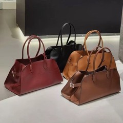 本革2025新型大容量通勤トートバッグ