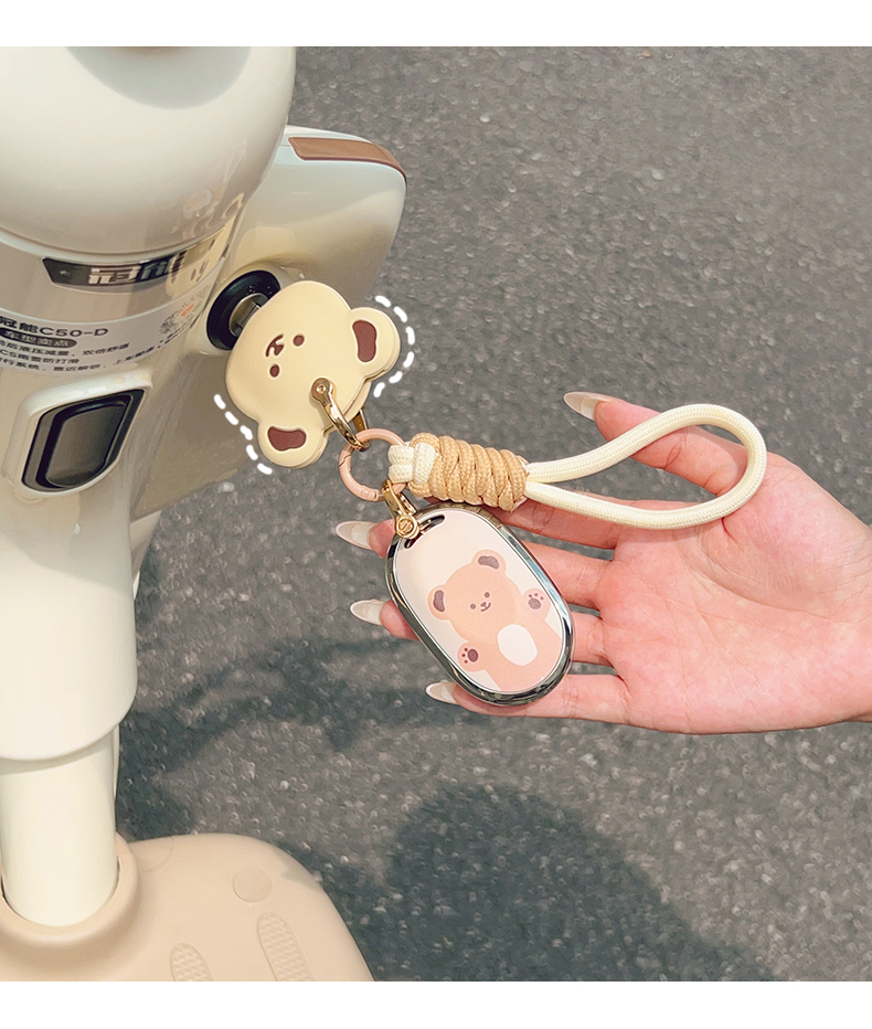 Suitable for Emma Electric Vehicle Key Protective Cover Metaverse Luna Bubble Table Bell Knife Remote Control Outer