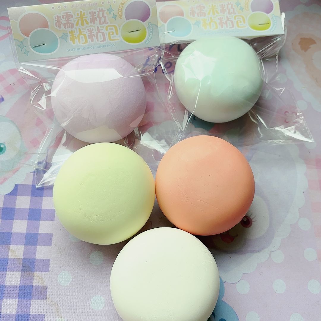 Al azar 1 color pastel de arroz glutinoso pan rebote lento
