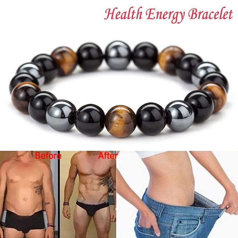 2020wish Cross Border Obsidian Bracelet Magnet Tiger Eye Bracelet Natural Stone Men's Bracelet