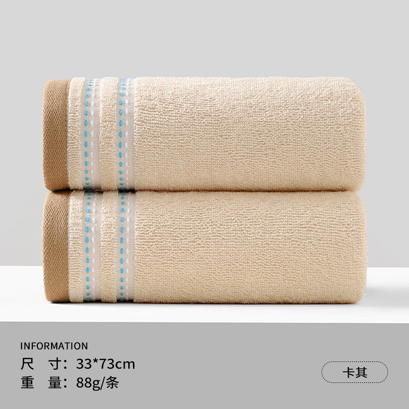 Toallas de algodón puro, tipo A, al por mayor, gruesas, suaves, absorbentes, de poliéster y algodón, toallas faciales para adultos, de secado rápido, para lavarse la cara.