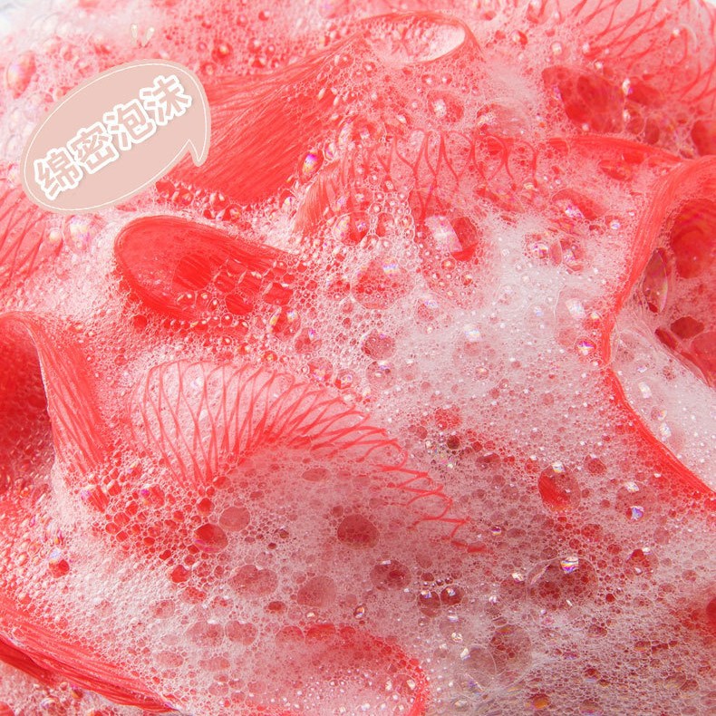 Bola de baño para niños flor de baño linda bola de baño dibujos animados sirena limpiador facial baño suave bola de baño no se dispersa