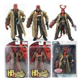 国产MEZCO 蚂蚁 男爵 Hellboy 男孩 6寸可动人偶手办模型