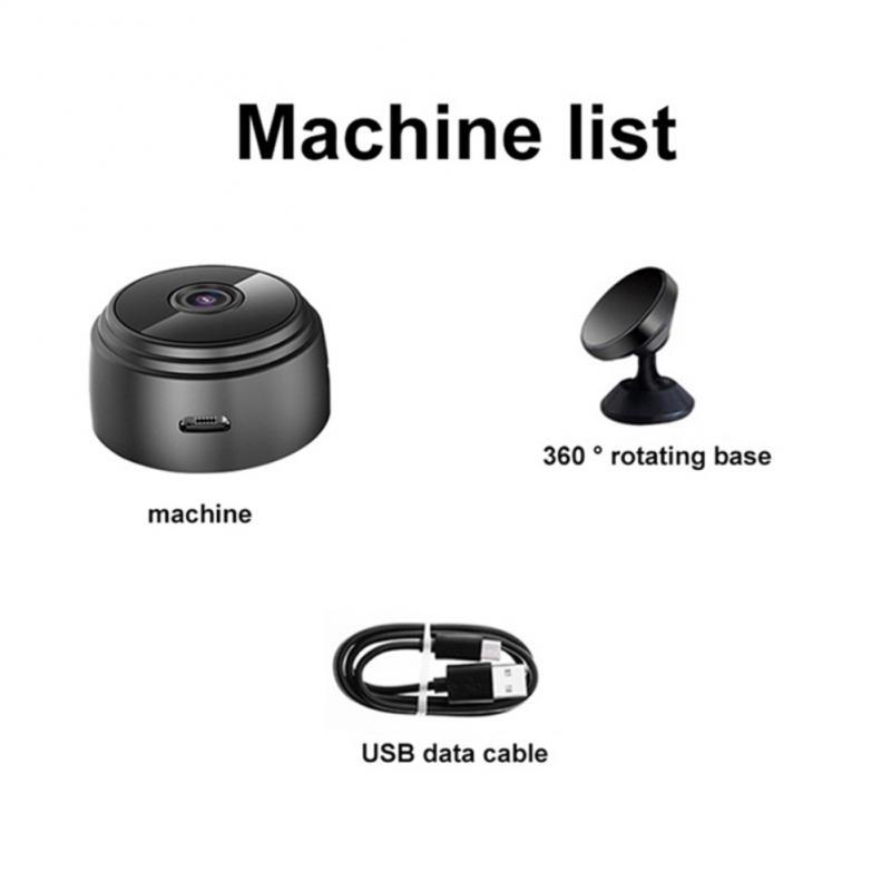 Mini Cam É Ra De Surveillance IP WiFi HD 1080p A9 Micro Unregistreur Vocal Sans Fil Nocturne-versie_voghion.com