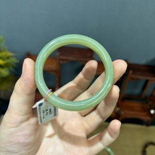Jin Yutang Xinjiang Hotan Jade Qingshui Bracelet That Fresh and Elegant Qingshui Light and Smart No.6
