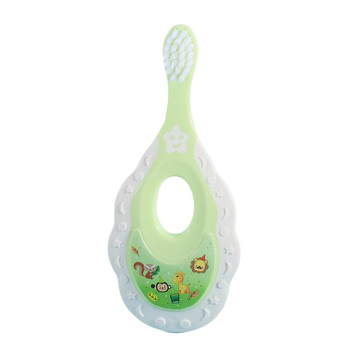 Manual Children's U-shaped Toothbrush Soft bristle baby toothbrush for oral hygiene All silicone children's toothbrush
