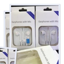 苹果耳机水晶盒通用外包装盒5/6/7/8/X/XS小耳塞透明吸塑开窗纸盒