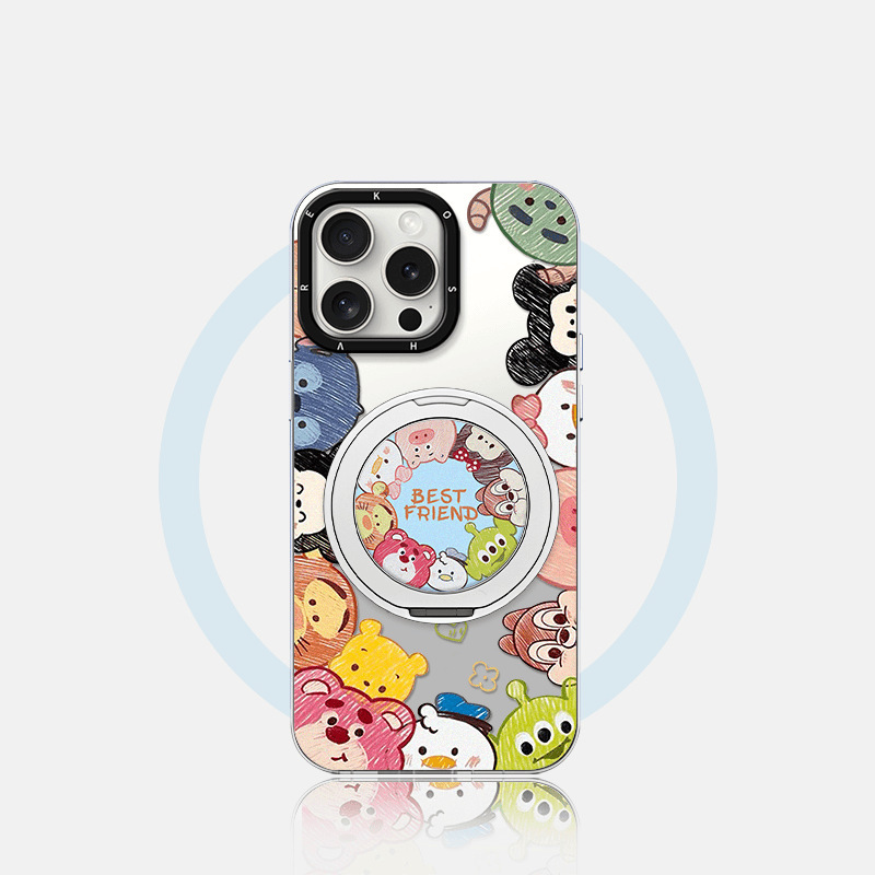 满屏动物适用iPhone苹果16/15promax手机壳14元气13磁吸支架12/11|undefined