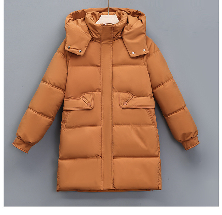 2025 invierno plumón de algodón para mujeres nuevas moda de comercio exterior coreano grueso abrigo suelto de moda image 9