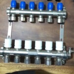 厂家批发地暖分水器家装大流量分水器黄铜分水器内螺纹设计