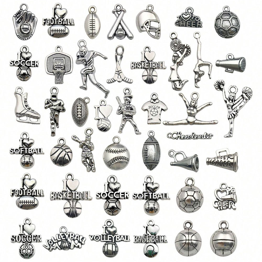 33g Weight Pendant Jewelry Making Type 10-30mm Jewelry Making Size DIY Jewelry Accessories Classification 1 Set Quantity Zinc alloy Material Human, Letter, Ball Pattern Casual, Simple Style Style 1 Set 10-30mm Zinc Alloy Human Letter Ball Pendant 11