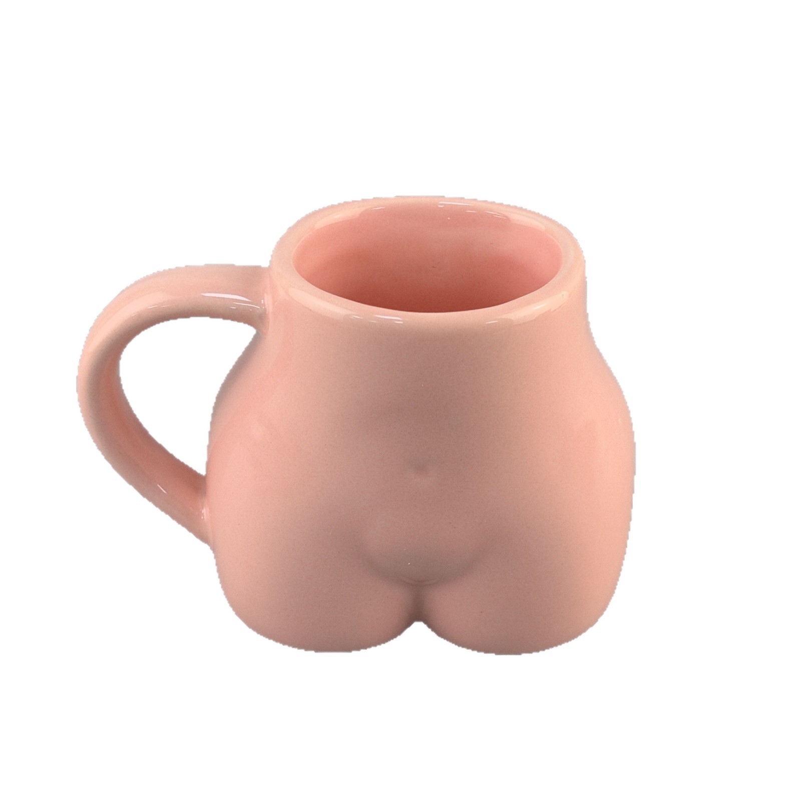 Ventas más calientes creativas transfronterizas extrañas arte corporal taza de café de cerámica de temperatura media de alto valor facial taza de menú de la tarde marca doméstica