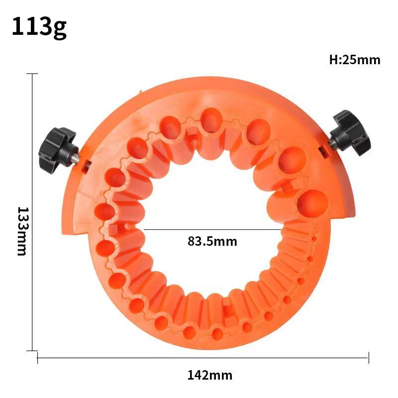 New 25-Hole Grinding Drill Tool, Thickened Abs Material, Precise Grinding Auxiliary, Multi-Specification Grinding Tool