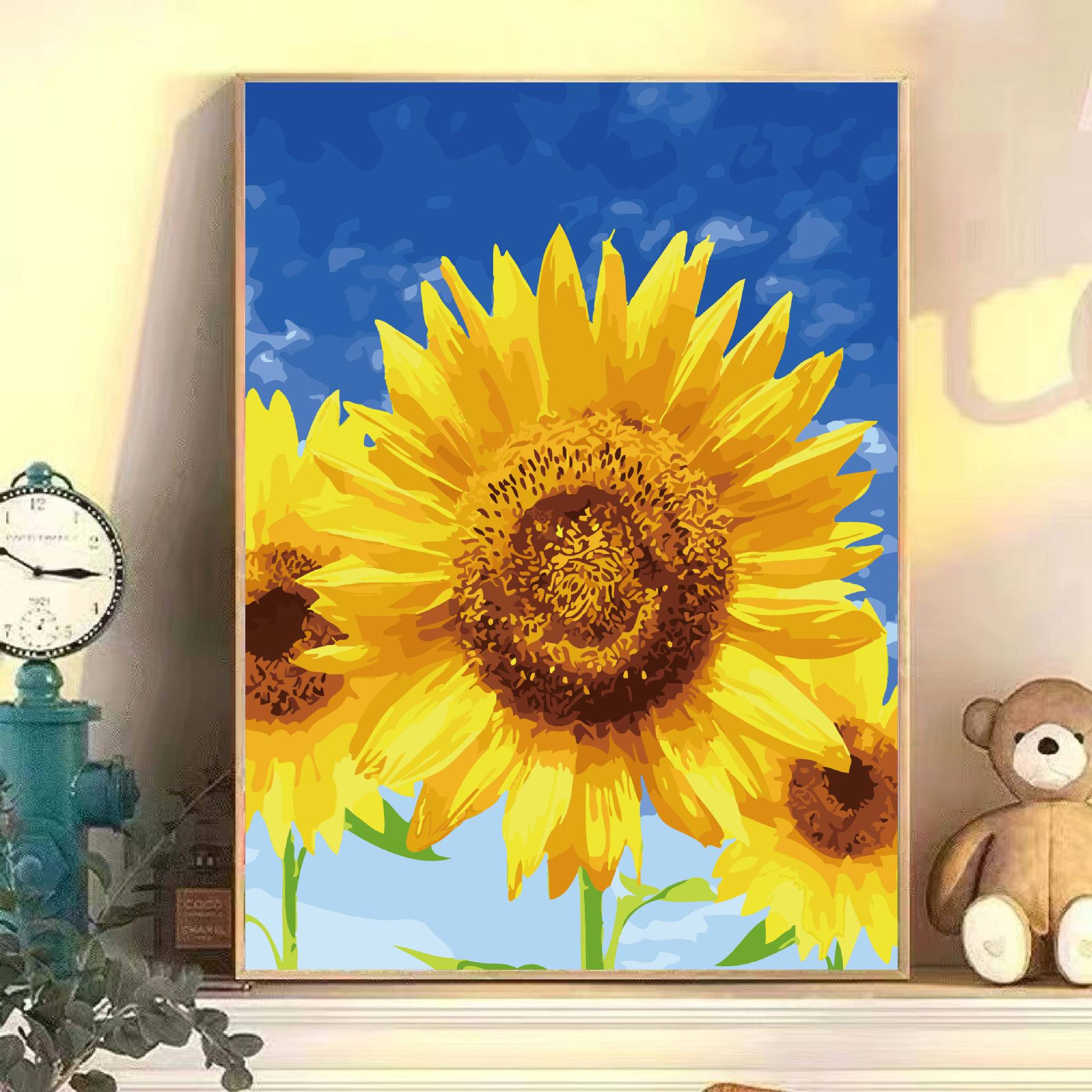 Pintura al óleo digital hecha a mano diy relleno sala de estar decoración de pintura colgante arte relleno pintura al óleo al por mayor