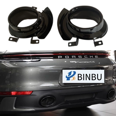 Porsche 911 Carrera Modifikasiya Edilmiş Qaz Borusu Yeni 992 Qara Quyruq Borusu üçün Uyğundur