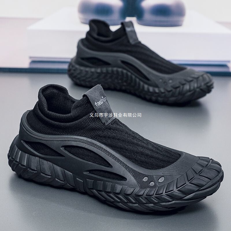 Men's Shoes, Spring Breathable Mesh Slip-On Sports Shoes for Work, Work Socks, Labor Protection Shoes, Mesh Shoes, Quick-Drying