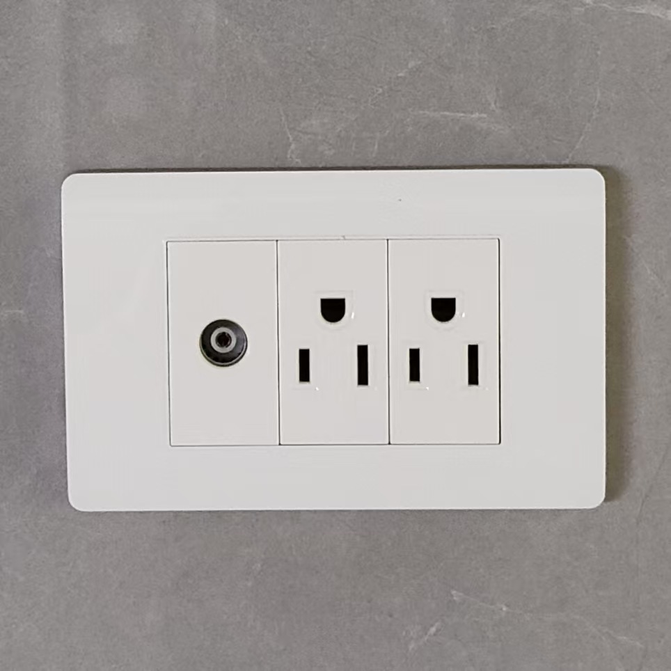 118 enchufe de alimentación del panel de conmutación de comercio exterior interruptor oculto doméstico enchufe de conmutación europeo inglés - Americano - tailandés image 58