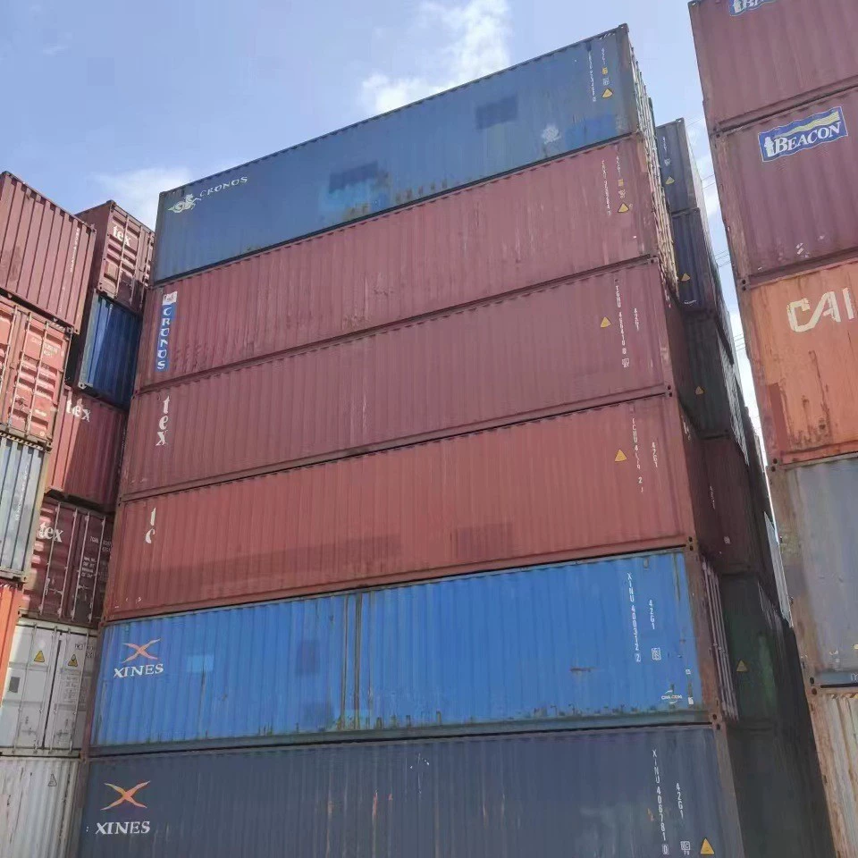 Sales of second-hand sea freight containers in Shanghai
